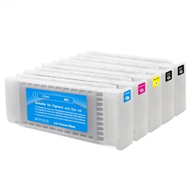Cetris inc gydnaws 700ML T6941-T6945 ar gyfer Argraffydd Epson T3000 T5000 T7000