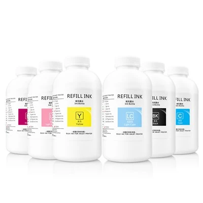Inc Uniongyrchol Tecstilau Epson/DTG 1000ml: Dewis o Ansawdd Uchel ar gyfer Argraffu Proffesiynol
